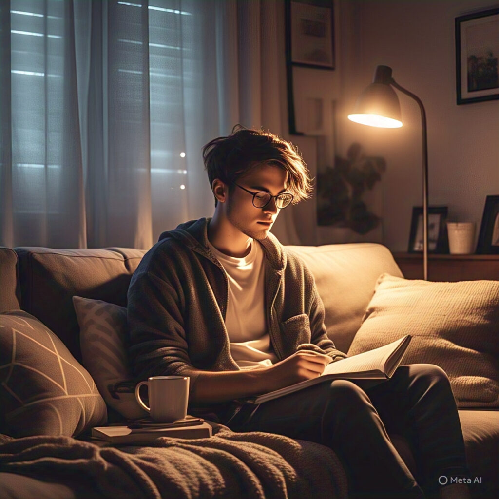 hombre leyendo